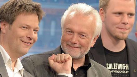Robert Habeck, Grünen-Spitzenkandidat, und Wolfgang Kubicki, FDP-Spitzenkandidat, sowie Torge Schmidt, Piratenspitzenkandidat, sind die Gewinner des Abends.