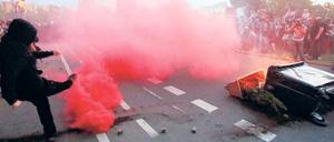 Krawall in Kreuzberg. Die Lage bei der Autonomen-Demo am 1. Mai war doch brisanter, als es zunächst aussah.