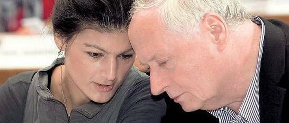 Sahra Wagenknecht, Oskar Lafontaine