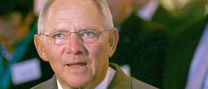 Wolfgang Schäuble wurde mir dem Karlspreis geehrt.