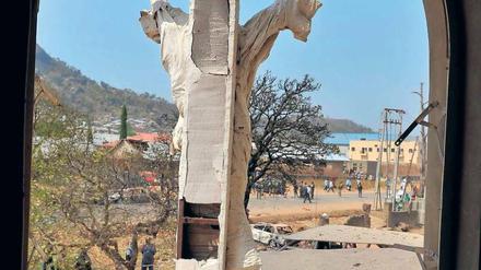 Nach den Weihnachtsanschlägen auf Kirchen in Nigeria. 