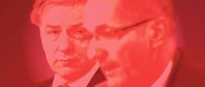 Roter Alarm. Berlins Regierender Bürgermeister Klaus Wowereit und Brandenburgs Ministerpräsident Matthias Platzeck (beide SPD) waren als Aufsichtsratsmitglieder der Flughafengesellschaft für die Kontrolle der BER-Baustelle verantwortlich. Dass der Hauptstadtflughafen nicht termingerecht eröffnet werden kann, haben sie dennoch nicht kommen sehen. Beide sehen keinen Grund für persönliche Konsequenzen.