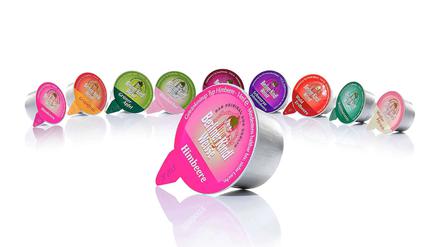Kleine bunte Kapseln: Die Berliner Kindl „MIXcups“.