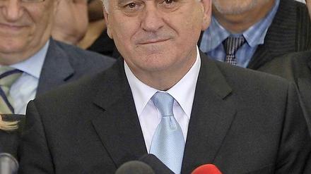 Wahlsieger Tomislav Nikolic befeuert die Furcht vor einem Politikwechsel Serbiens.