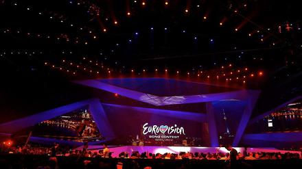 Auf dieser Bühne werden am Samstag die ESC-Teilnehmer singen.