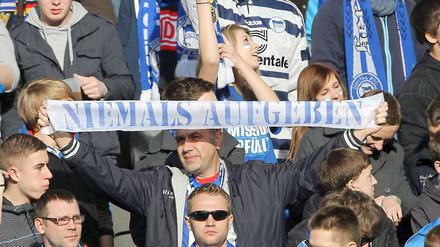 Hertha hat den Kampf um den Klassenerhalt immer noch nicht aufgegeben.