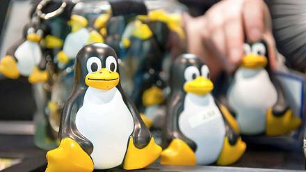 Der Pinguin ist das Maskottchen der Linux-Fans.