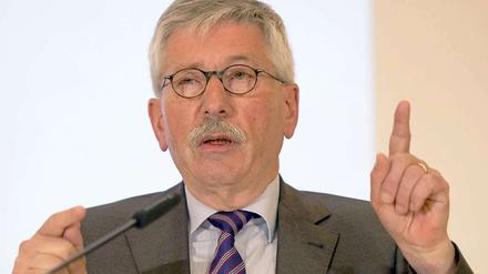 Euro-Seminar im Adlon: Thilo Sarrazin stellt sein Buch vor.
