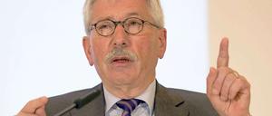 Euro-Seminar im Adlon: Thilo Sarrazin stellt sein Buch vor.