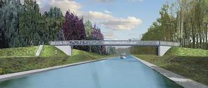 So könnte die neue Brücke einmal aussehen: Ein Entwurf aus dem Jahr 2012, die Realisierung sollte damals 650.000 Euro kosten. 