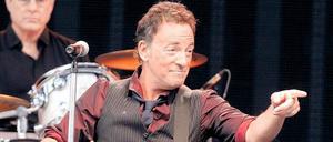 Bruce Springsteen spielte ein Konzert im Olympiastadion - das natürlich ausverkauft war.