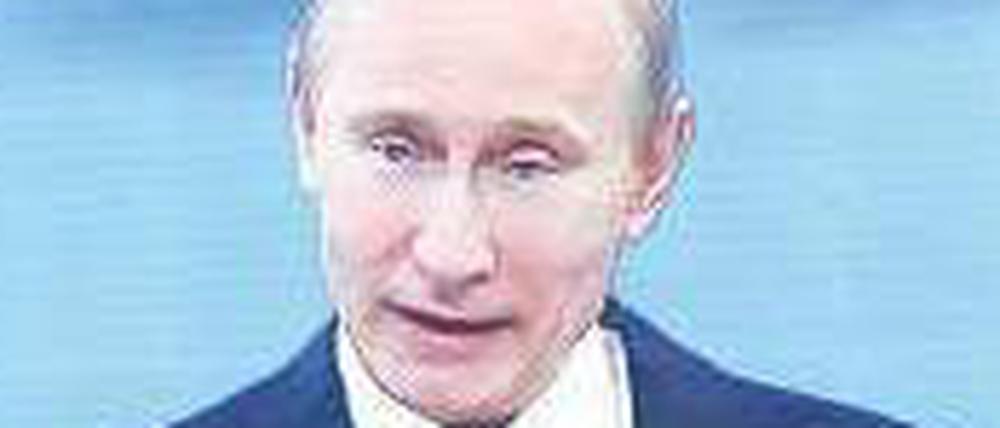 Wieder da: Der neue, alte Präsident Wladimir Putin beim Kongress der Partei "Einiges Russland". 