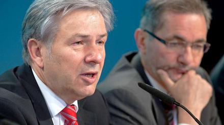 Klaus Wowereit und Matthias Platzeck sitzen im BER-Aufsichtsrat.