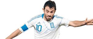 Mittelfeldspieler Georgios Karagounis war schon Otto Rehhagels verlängerter Arm auf dem Feld.