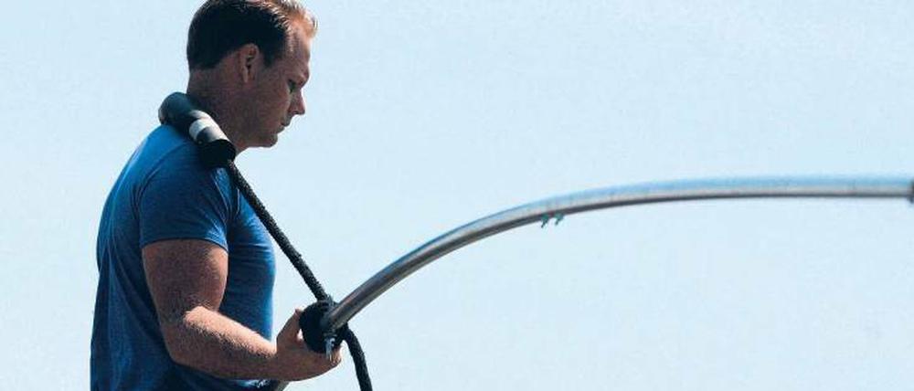 Ein Lebenstraum wird wahr. Der 33-jährige Nik Wallenda bereitet sich auf die Überquerung der Niagarafälle vor.