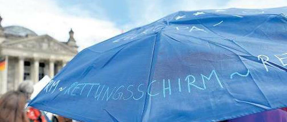 Schlecht abgeschirmt. Der Fiskalpakt steht auf tönernen Füßen.