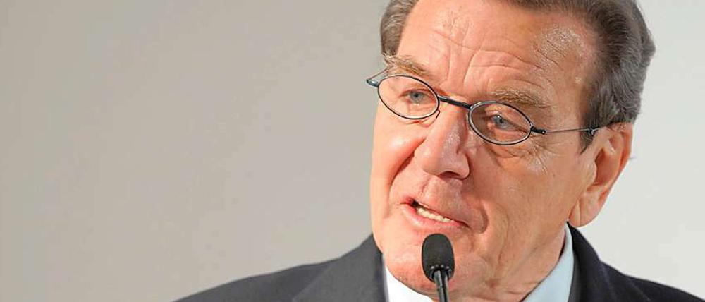 Altkanzler Gerhard Schröder