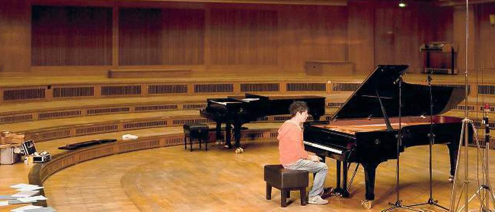 Das Geburtstagskind nimmt derzeit in einem Berliner Tonstudio ein Chopin-Album auf.