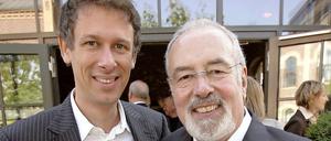 Zwei Generationen Reizfiguren: Geht es nach den Machern von marcel-ist-reif.de, ist die jüngere Kommentatorengeneration um Steffen Simon (links) bald ebenso Geschichte wie Heribert Faßbender (rechts).