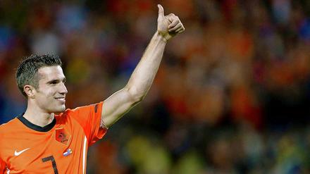 Robin van Persie ist die Nummer eins im Sturm der Holländer.
