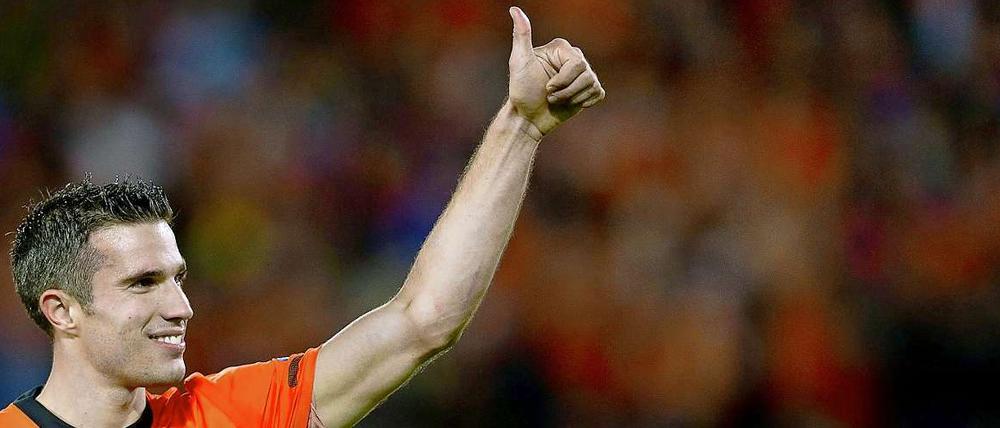 Robin van Persie ist die Nummer eins im Sturm der Holländer.