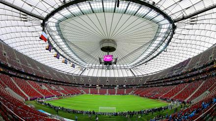 Im Nationalstadion in Warschau findet am Freitagabend das Eröffnungsspiel der Europameisterschaft statt.