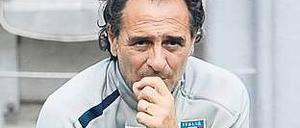 Charakterkopf in Falten.