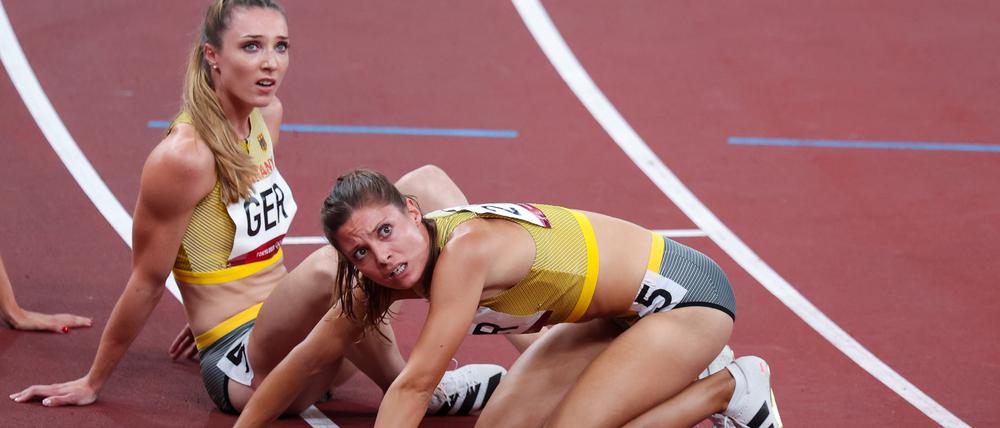 Am Boden. Für die deutschen Leichtathletinnen und -athleten springt bei Olympia nicht mehr viel heraus.