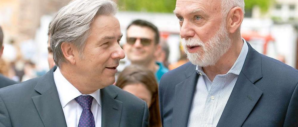 Der Regierende Bürgermeister Klaus Wowereit schaute am Eröffnungstag vorbei.