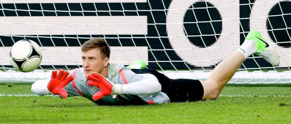 Przemyslaw Tyton soll auch gegen Tschechien wieder im Tor der Polen stehen.