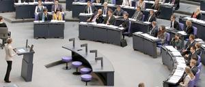 Für vier Tage nahmen die Jugendlichen im Bundestag Platz.