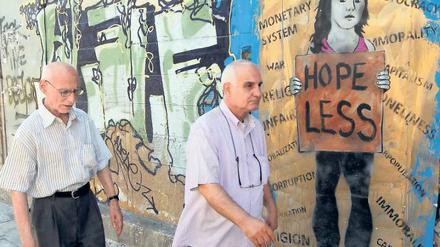 Und was kommt als Nächstes? Straßenszene in Athen, im Juni 2012.