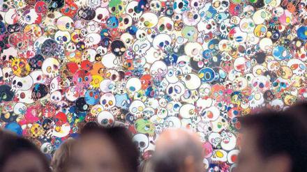 Martkführer. Die Gagosian Gallery bietet Werke im Wert von 250 Millionen Dollar, darunter eine Arbeit von Takashi Murakami. Foto: dpa