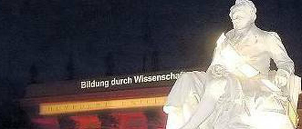 Humboldt strahlt. Nachdem die Uni den Exzellenzwettbewerb gewonnen hat, geht es nun um die Umsetzung des Zukunftskonzepts. 