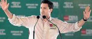 Enrique Peña Nieto vertritt die langjährige mexikanische Regierungspartei PRI. Foto: AP