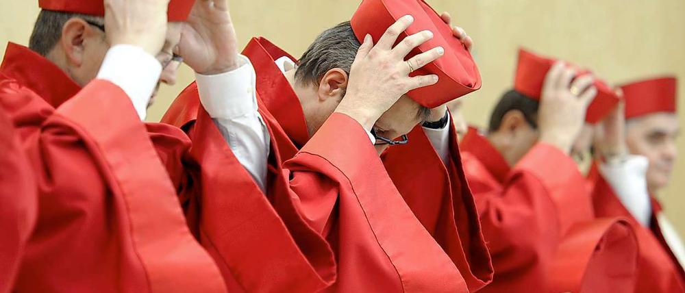 Urteil in Karlsruhe - am Dienstag entschied das Bundesverfassungsgericht über die Klage der Grünen.