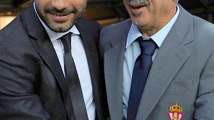 Bald ein Bayer? Guardiola (links).
