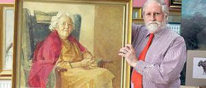 Einen Blick für britische Frauen hat Maler Michael Noakes, der nicht nur die Queen, sondern auch „Miss Marple“ Margaret Rutherford (Bild) porträtieren durfte. Foto: Arte
