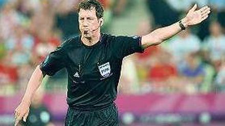 Keine gerade Linie. Die Kroaten schimpften nach dem Spiel gegen Spanien auf Schiedsrichter Wolfgang Stark aus Ergolding.