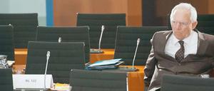 Noch recht allein auf europäischer Flur: Finanzminister Schäuble.