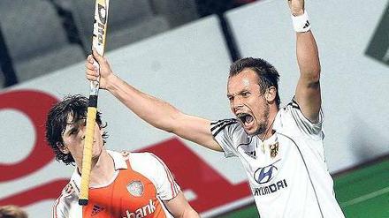 Vorfreude. Rekordnationalspieler Matthias Witthaus, 29, will bei seinen vierten Olympischen Spielen noch mal voll angreifen. Foto: dpa