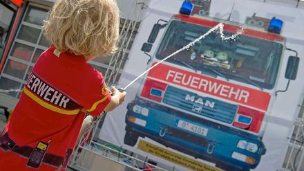 Beim Tag der offenen Tür wurde nicht nur "Katwarn" vorgestellt, sondern es gab auch viel Spaß für neugierige Besucher. 