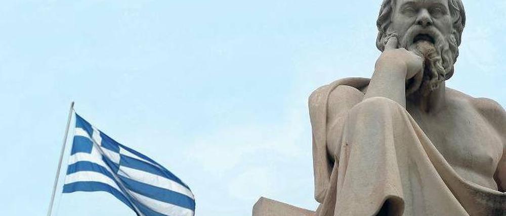 Kritische Wahrheitssuche und Gerechtigkeit – die Maximen des griechischen Philosophen Sokrates sind bis heute keine schlechte Richtschnur des Handelns. Foto: Aris Messinis/AFP
