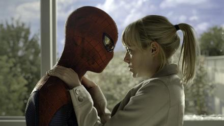 Arachnophil: Gwen Stacy (gespielt von Emma Stone) ist die erste Liebe des Spinnenmanns.