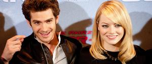 Hollywoods neues Traumpaar: Emma Stone und Andrew Garfield kurz vor der Deutschlandpremiere in Berlin.