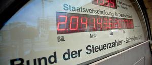 Die Schuldenuhr tickt weiter