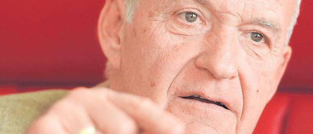 Vertrauen statt Kontrolle. dm-Gründer Götz Werner sagt: „Ängste sind kein guter Ratgeber.“Foto: dpa