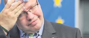 Anstrengend. Altmaier im Einsatz. Foto: dapd