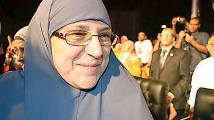 Die Ehefrau des neuen Ägyptischen Präsidenten, Naglaa Ali Mahmoud.