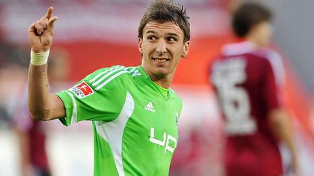 Mario Mandzukic trug zwei Jahre lang das Trikot des VfL Wolfsburg. Jetzt wechselt er nach seiner starken EM zum FC Bayern München.